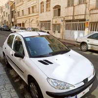 پژو 206 مدل 1401 تک برگ بی رنگ