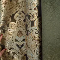 دکور پرده ترک و مخمل