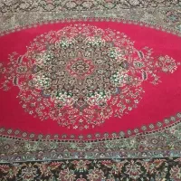 دوتخته فرش ۵۰۰شانه ۶ متری تمیز یکبار شسته حریر گ|فرش|خلخال, |دیوار