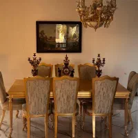 مبل ۸ نفری به همراه غذا خوری ۸ نفره|مبلمان خانگی و میز عسلی|چهارباغ, |دیوار