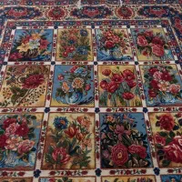 قالی دستبافت ۶ متری|فرش|شهرکرد, |دیوار