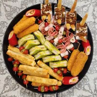 فینگر فود/سینی مزه/شام/انواع پک