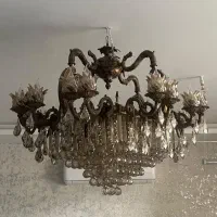 لوستر برنجی ۱۶. شاخه|لوستر و چراغ آویز|اصفهان, مهدی آباد|دیوار