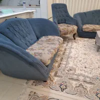 مبل ۷ نفره با میز جلومبلی و ۳ میز عسلی|مبلمان خانگی و میز عسلی|مشهد, امیریه|دیوار