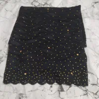 دامن و روسری گیپور نگین دار|لباس|سنندج, |دیوار