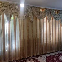 فروش پرده حریر هال پذیرایی|پرده، رانر، رومیزی|درگزین, |دیوار