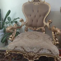 مبلمان سلطنتی نه نفره طلا کوب .|مبلمان خانگی و میز عسلی|تهران, اوقاف|دیوار