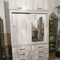 کمد دراور لباس سه تیکه خیلی بزرگ و جادار عرض 140