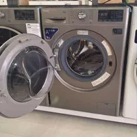 جی پلاس لباسشویی 9 کیلو 1400 دور مدل 990 نقره ای|ماشین لباسشویی و خشک‌کن لباس|شیراز, شهرک گلها|دیوار