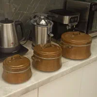 دیگ و ماهیتابه مسی|ظروف پخت‌وپز|گرگان, |دیوار