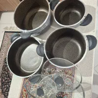 قابلمه تفلون ۷ پارچه|ظروف پخت‌وپز|تهران, علم و صنعت|دیوار