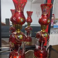 یک جفت شمعدان ناصرالدین شاهی