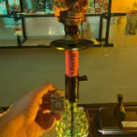 ست قلیون مسافرتی استیل جمیرا سَرَک جمجمه و فندکش