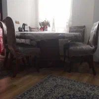 ۸نفره رافائل کنسول میزمهمان۲عسلی