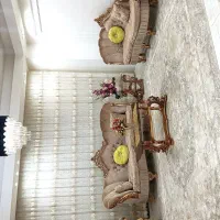 مبلمان ۷ نفره با چوب راش.با جلو مبلی.فروش فوری