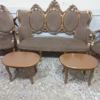 مبل سلطنتی با میز عسلی