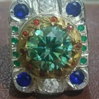 انگشتر  یاقوت الماس زمرد|جواهرات|کرج, عظیمیه|دیوار