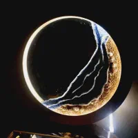 تابلوماه نما/همراه باآیینه/کالیگرافی/ساعت/ساحل|تابلو، نقاشی، عکس|اهواز, رسالت|دیوار