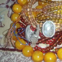 انگشتر نقره و تسبیح سندلوس|جواهرات|مرودشت, ژیان|دیوار