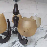 لوستر پنج شاخه کاملا سالم.