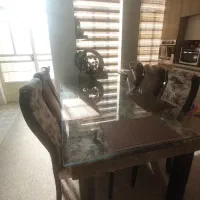 مبل ۷ نفره، غذاخوری ۷ نفره،  میز وسط و عسلی|مبلمان خانگی و میز عسلی|جهرم, |دیوار