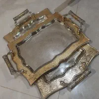 ۶سینی پذیرایی قابلمه دبه روحی قندون درختچه مصنوعی