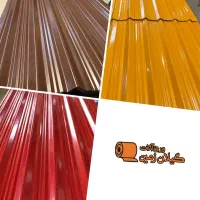 چوب صنوبر و نراد روسی حلب رنگی شیروانی ورق نو