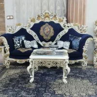 مبل سلطنتی هشت نفره چوب راش|مبلمان خانگی و میز عسلی|خمینیشهر, |دیوار