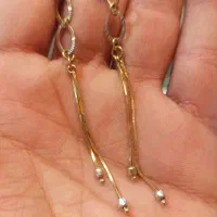 گوشواره طلا|جواهرات|کاشان, درب زنجیر|دیوار