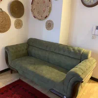 کاناپه سه نفره در حد نو|مبلمان خانگی و میز عسلی|کرج, فاز ۳ مهرشهر|دیوار