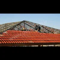 نصب حلب سقف و دامنه و پی وی سی و جوشکاری و سربندی