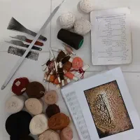 نخ و نقشه و ابزار قالیبافی|لوازم خیاطی و بافتنی|بروجرد, |دیوار
