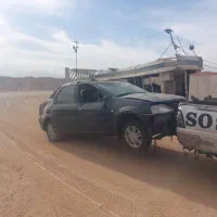 پارس تندر مدل ۱۳۹۶ تصادفی چپی