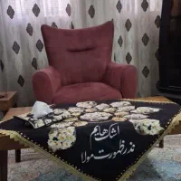 رومیزی مشکی فاطمیه|پرده، رانر، رومیزی|قم, عمار یاسر|دیوار