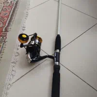 ((ست چوب و چرخ لنسر ماهیگیری))
