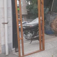 آینه چوبی گنبدی پنجره ای|آینه|اراک, |دیوار
