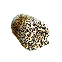 پتو گلبافت پلنگی دونفره