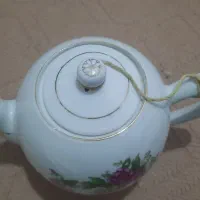 قوری گل سرخی|قوری، کتری، قهوه‌ساز دستی|قم, شاه سید علی|دیوار