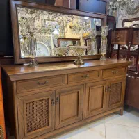 کنسول آینه ساعت کافی بار