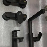 /عمده/تک/ شیرالات مشکی  مانلی کرومات طلامات/ تخفیف