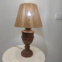 آباژور رومیزی چوب گردو