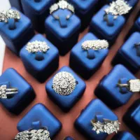 انگشتر های نگین ریز|جواهرات|تبریز, |دیوار