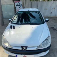 پژو ۲۰۶   مدل ۱۳۹۳ سفید تیپ ۵