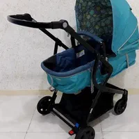 کالسکه کریکاتی دسته دوطرفه good baby در حد نو|کالسکه و لوازم جانبی|تهران, جنت‌آباد مرکزی|دیوار