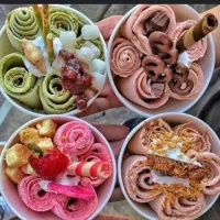 تجهیزات مغاره بستنی رولی