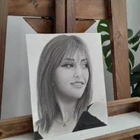 هدیه گرانبها طراحی چهره|تابلو، نقاشی، عکس|ملکآباد, |دیوار