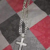 معاوظه با پاد . گردنبند چین فول نگین