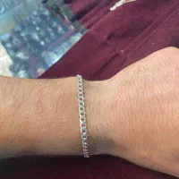 دو عدد دستبند کارتیر نقره