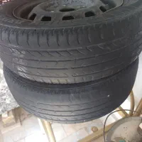 لاستیک پراید همراه با رینگ و لاستیک پژویی