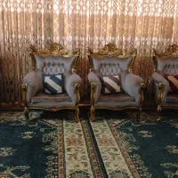 مبل سلطنتی چوب قدیمی|مبلمان خانگی و میز عسلی|زاهدان, |دیوار